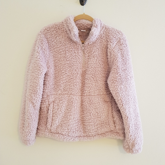 NWT Quarter zip Teddy Jacket in small - Picture 1 of 4